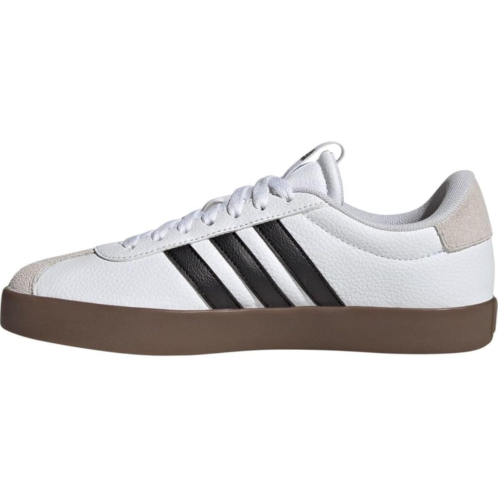 adidas Womens Vl Court 3.0 Lace Up Sneakers Shoes Casual - White