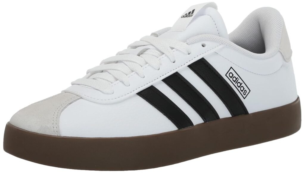 adidas Womens Vl Court 3.0 Lace Up Sneakers Shoes Casual - White