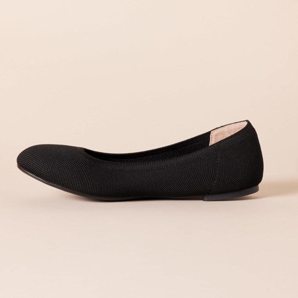 Amazon Essentials Womens Knit Ballet Flat