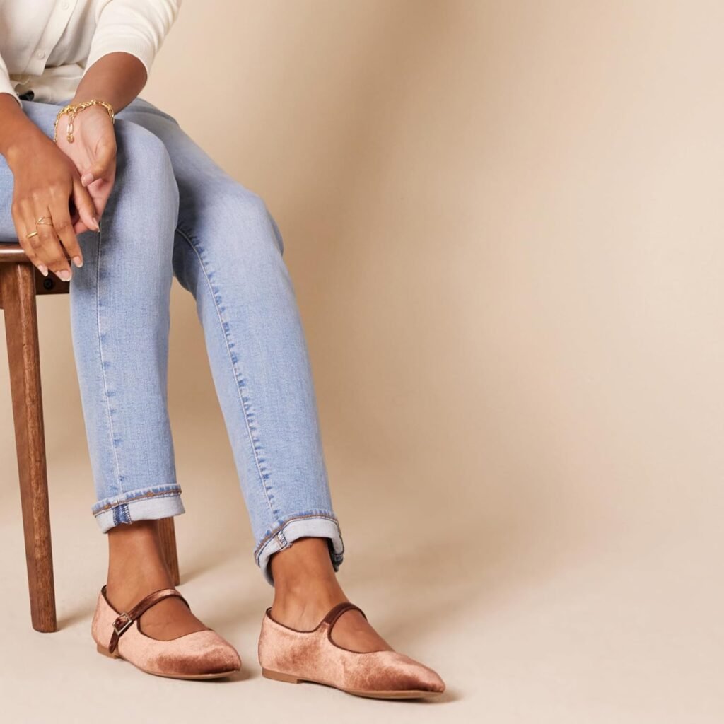 Amazon Essentials Womens Mary Jane Ballet Flat