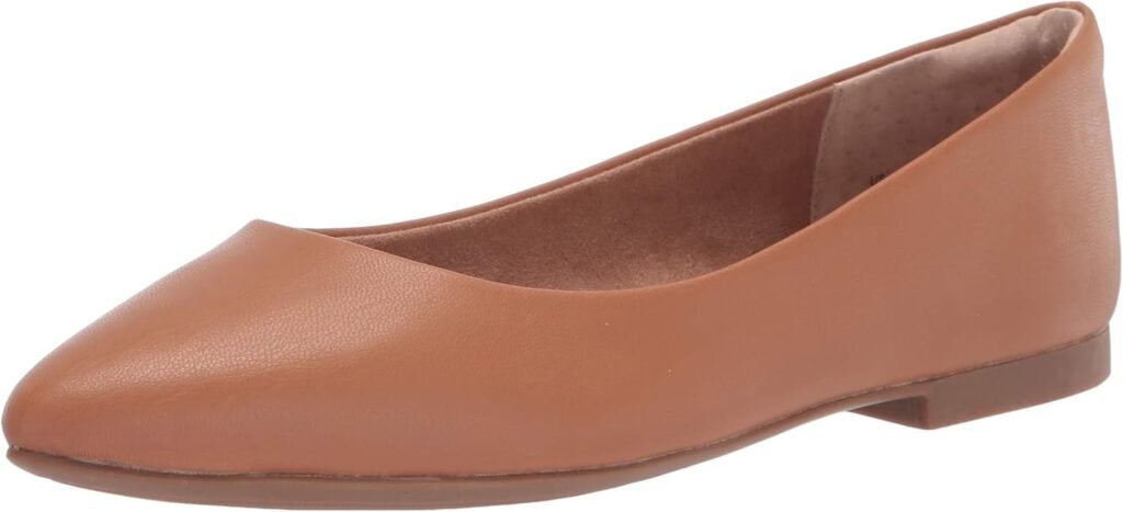 Amazon Essentials Womens Pointed-Toe Ballet Flat
