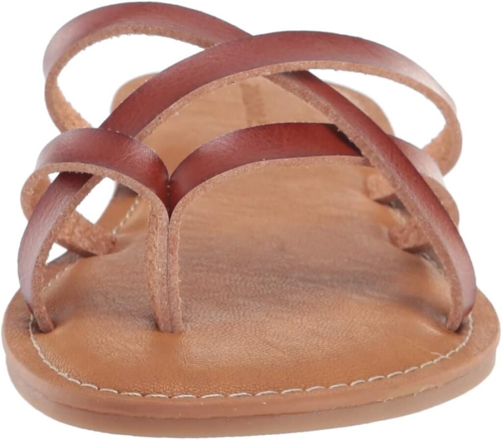 Amazon Essentials Womens Strappy Slide Flat Sandal