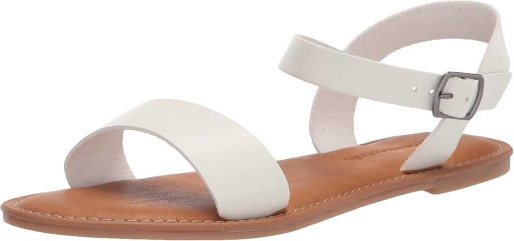 Amazon Essentials Womens Two Strap Buckle Sandal