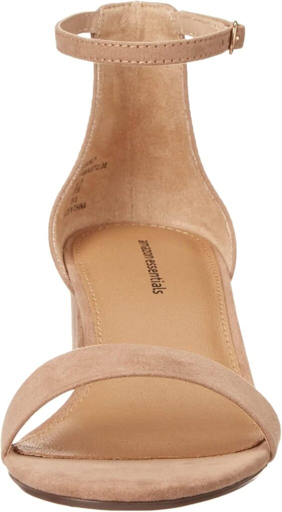 Amazon Essentials Womens Two Strap Heeled Sandal