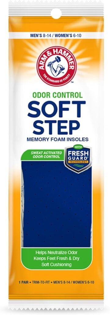 Arm  Hammer Soft Step Memory Foam Insoles (M 8-14/W 6-10)
