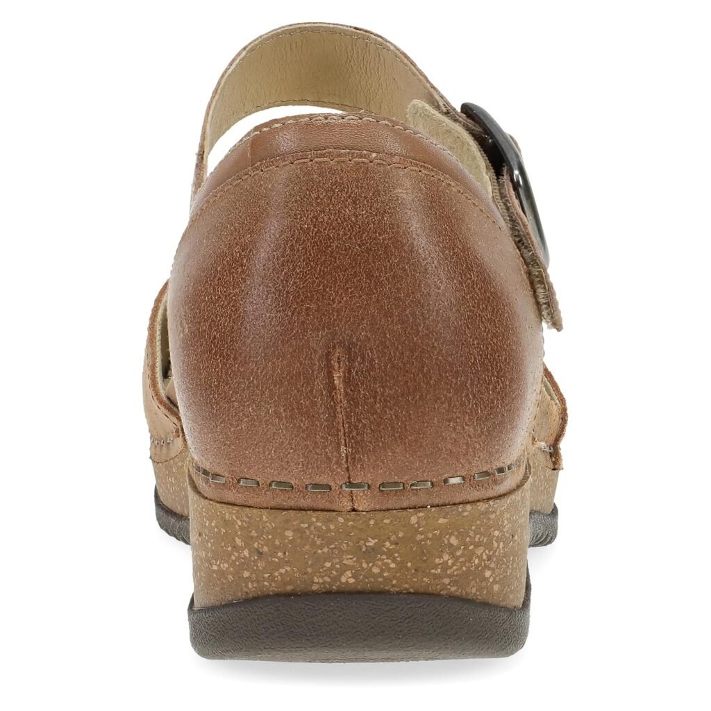 Dansko Mae Mary Jane for Women - Dual-Density Cork/EVA Midsole and Lightweight Rubber Outsole Provide Durable and Comfortable Ride on Patented Stapled Construction