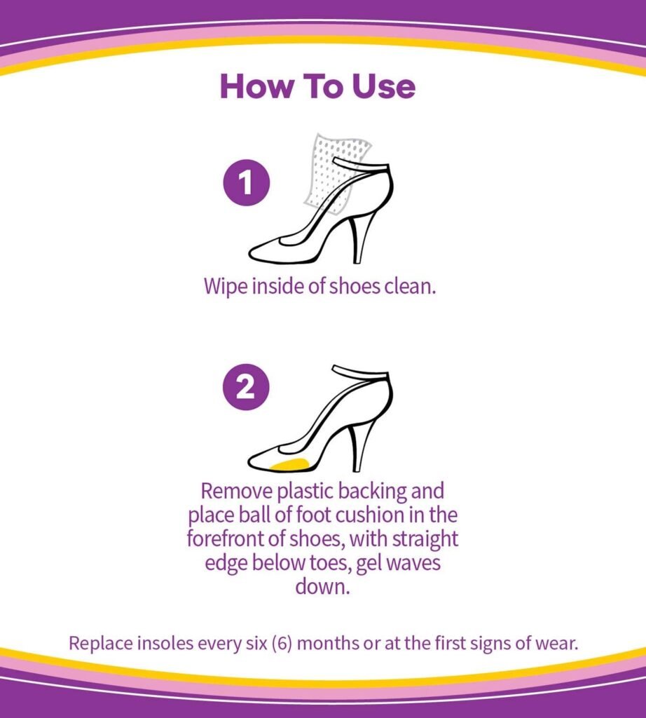Dr. Scholls Ball of Foot Cushions for High Heels (One Size) // Relieve and Prevent Ball of Foot Pain with Discreet Cushions That Absorb Shock and Make High Heels More Comfortable