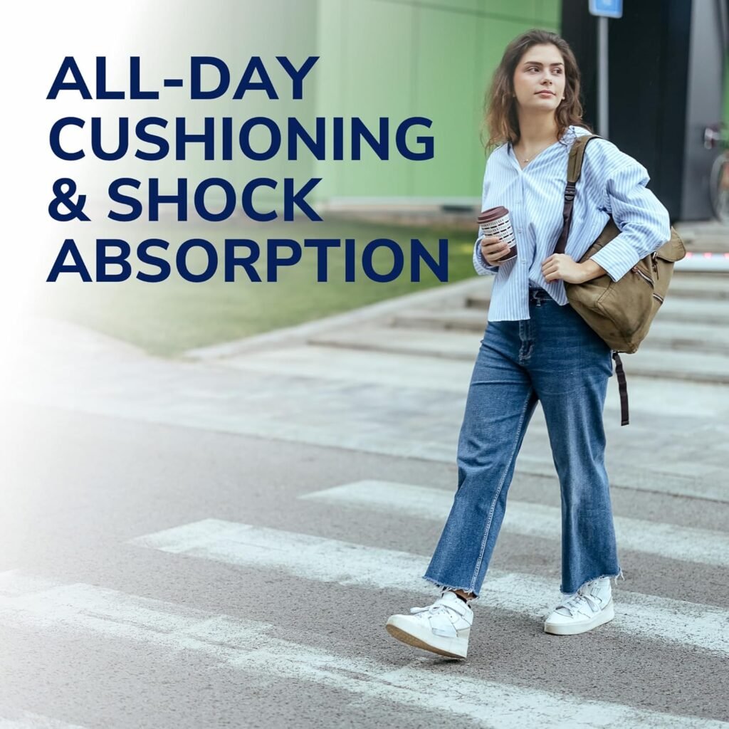 Dr. Scholls Heel Cushions with Massaging Gel Advanced // All-Day Shock Absorption and Cushioning to Relieve Heel Discomfort