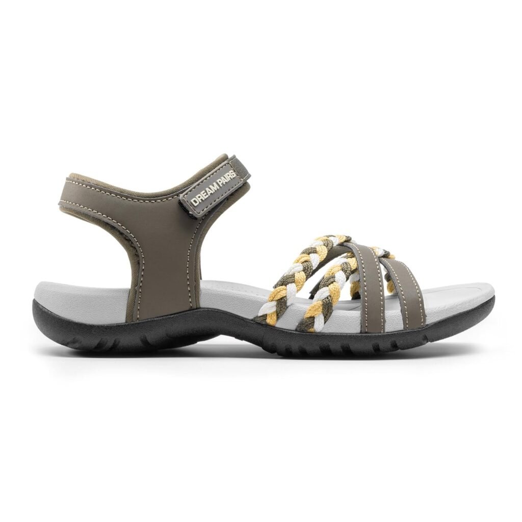DREAM PAIRS Womens Sandals Light Weight Hiking Sandals for Women Comfortable Athletic Quick-Drying Walking Hiking Water Sandals