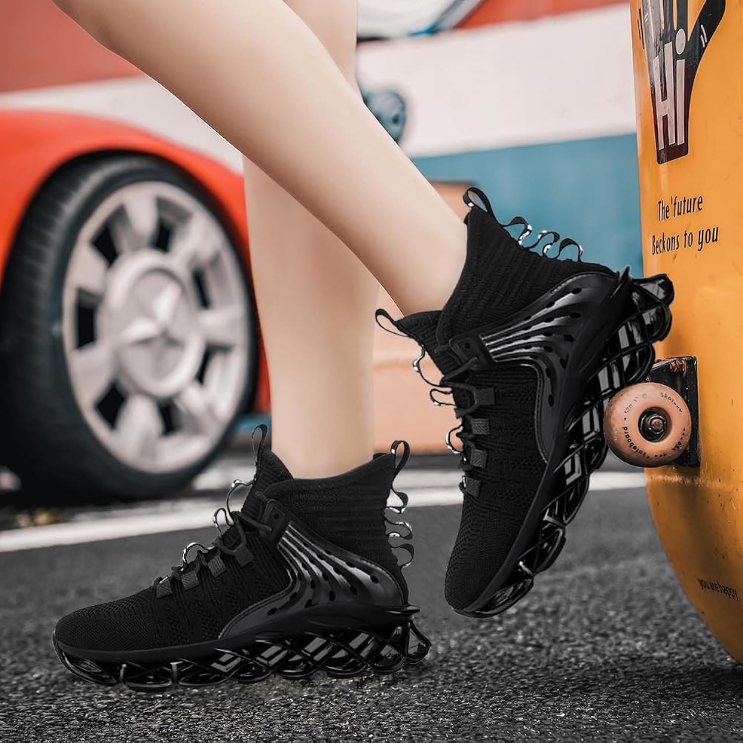 hello mrlin shoes for women slip on walking running shoes blade tennis fashion sneakers comfort non slip athletic traine 2