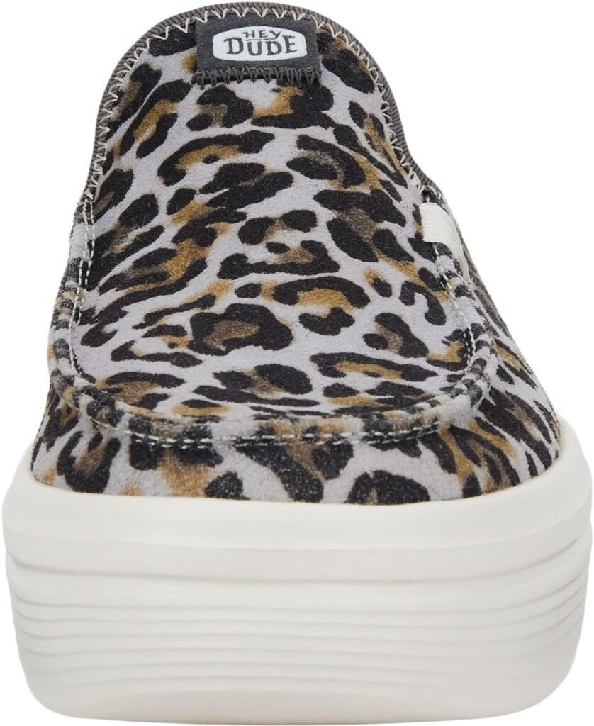 HEYDUDE Austin Lift Classic Moss Size 8, Women’s Shoes, Slip-on Loafers, Comfortable  Light-Weight