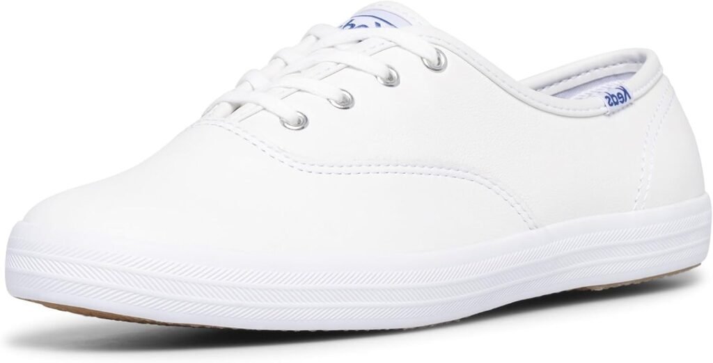 Keds Womens Champion Leather Lace Up Sneaker
