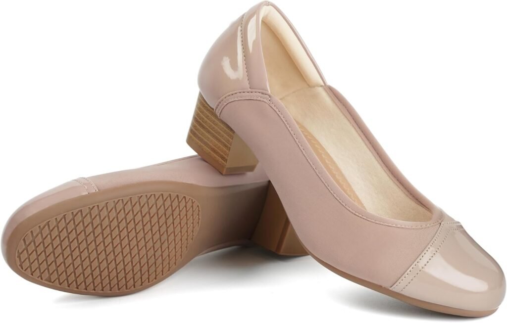 Ortho+rest Women Bunion Dress Shoes Low Heel Orthopedic Pumps Orthotic Slip On Loafers