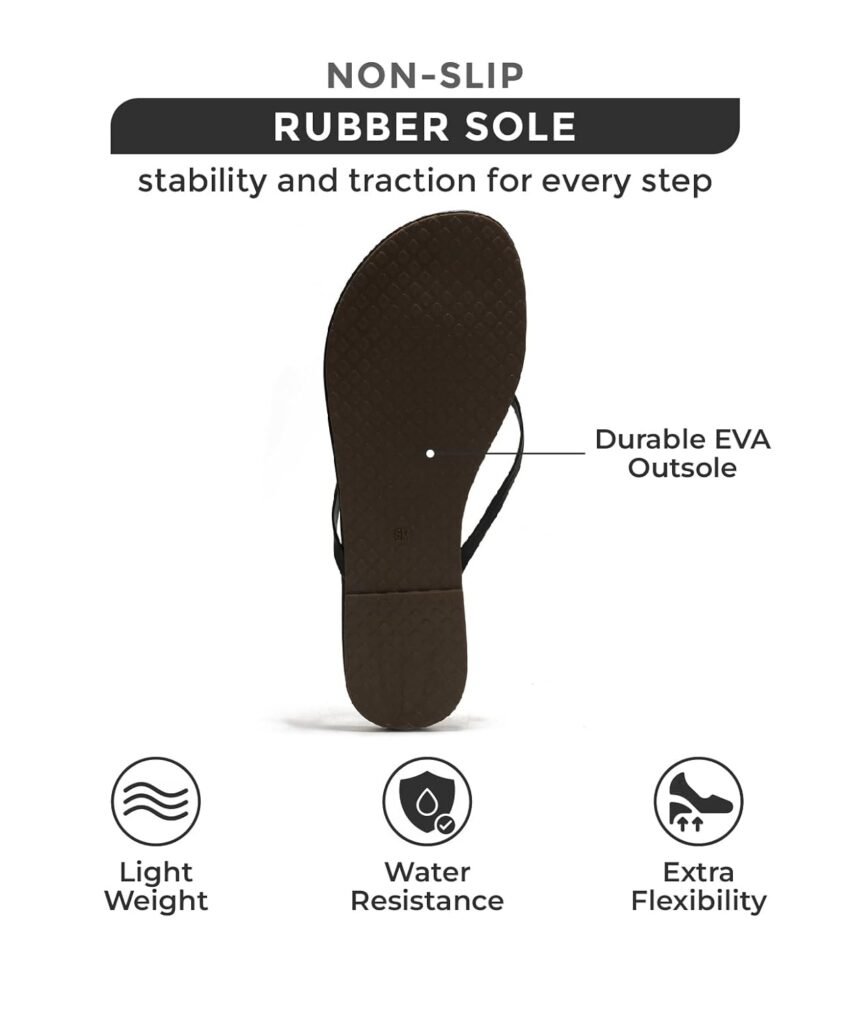 Project Cloud Flip Flops for Women - Memory Foam Flats Summer Sandals for Women 2025 - Vegan Leather Lightweight Womens Sandals Summer Beach Essentials Slides (Foundations)