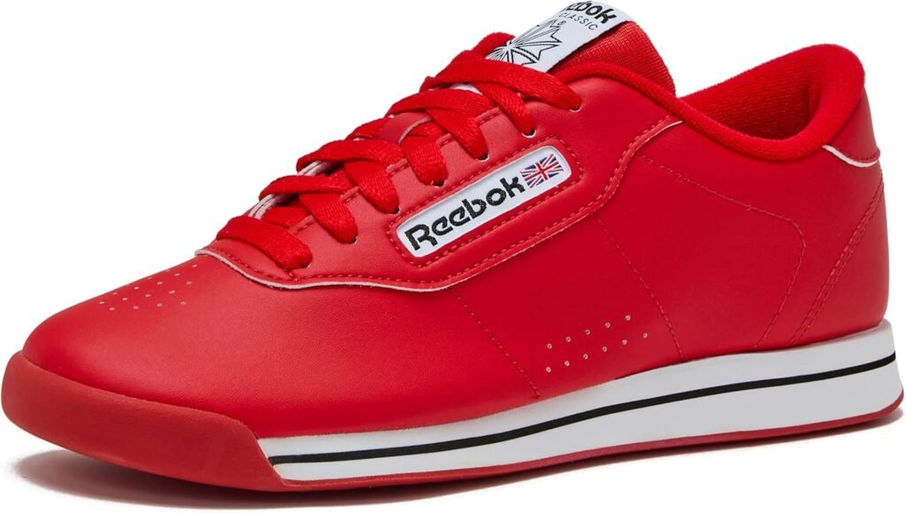 Reebok Womens Princess Sneakers, Comfortable Walking or Tennis Shoes