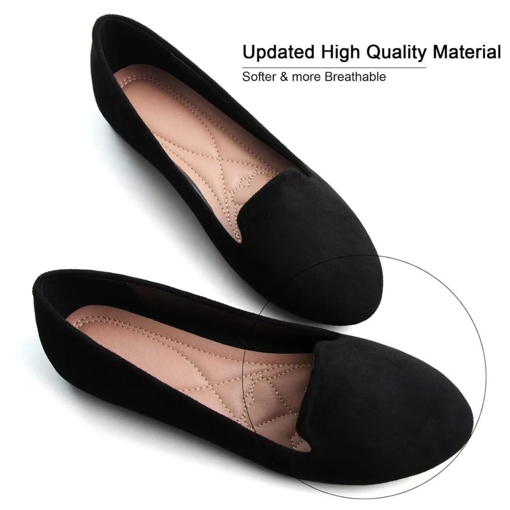 SAILING LU Women Round Toe Flats Comfortable Fashion Ballet Flat Shoes for Women Dressy Slip-ons Loafers