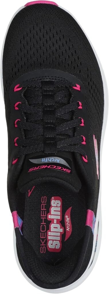 Skechers Womens Arch Fit 2.0 Easy Chic Hands Free Slip-ins Sneaker