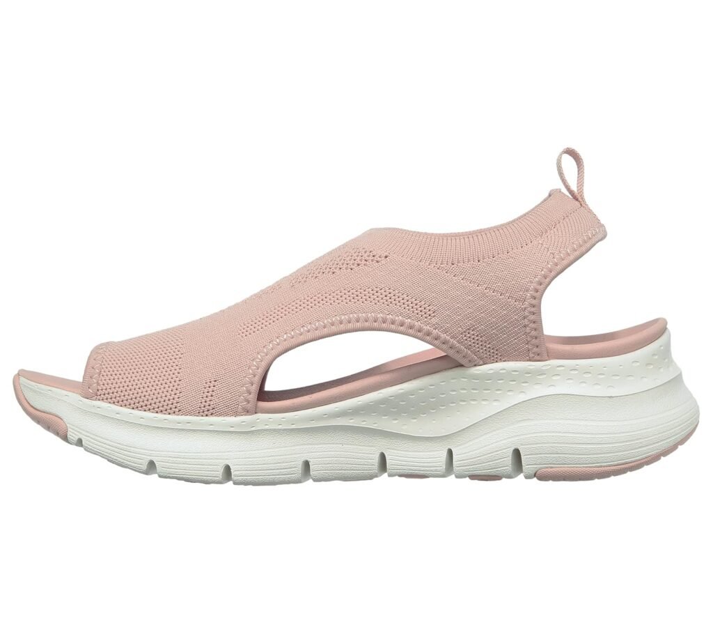 Skechers Womens Arch Fit-City Catch Knit Slip-On Sandals