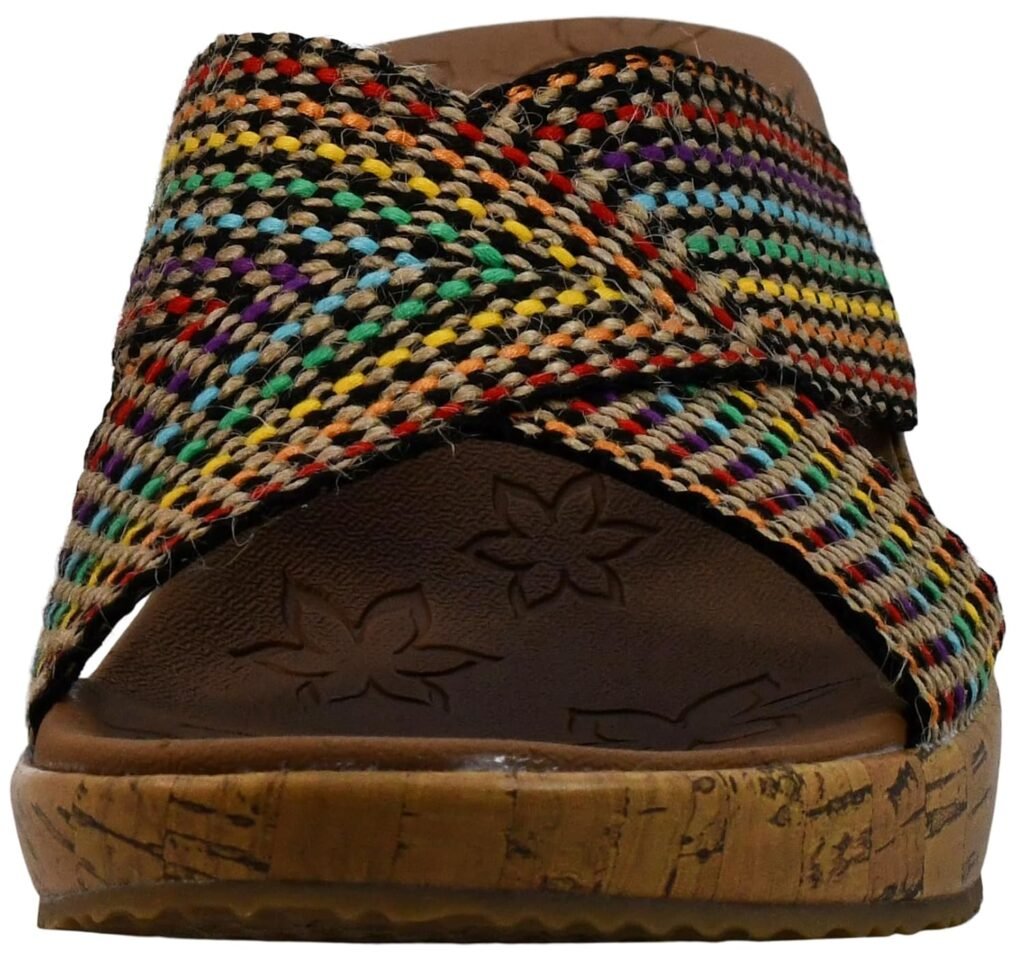 Skechers Womens Beverlee-Delighted Wedge Sandal