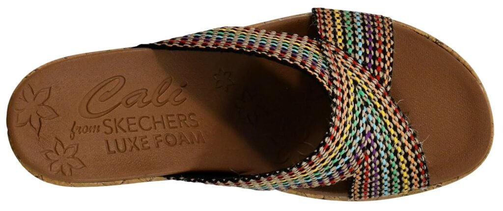Skechers Womens Beverlee-Delighted Wedge Sandal