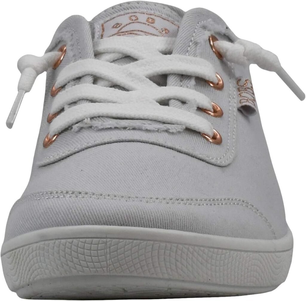 Skechers Womens Bobs B Cute Sneaker – Memory Foam, Flexible Outsole, Lightweight Vegan Shoes