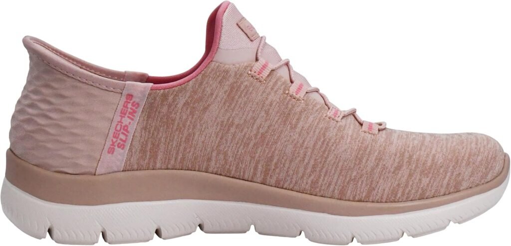 Skechers Womens Summits Hands-Free Slip-Ins – Memory Foam Insole, Heel Pillow, Vegan Materials Sneakers