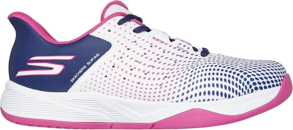 Skechers Womens Viper Court Reload Hands Free Slip-ins Sneaker