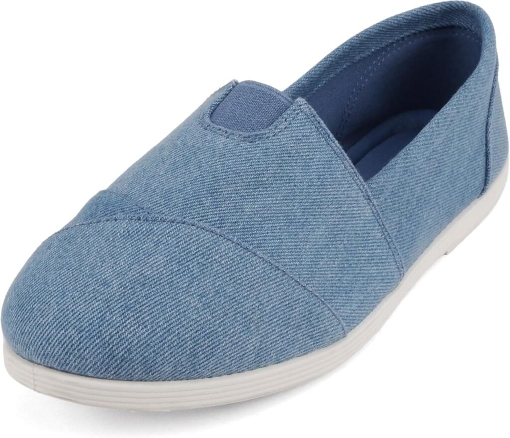 Soda Shoes Womens Obji Round Toe Casual Flat with Padded Insole