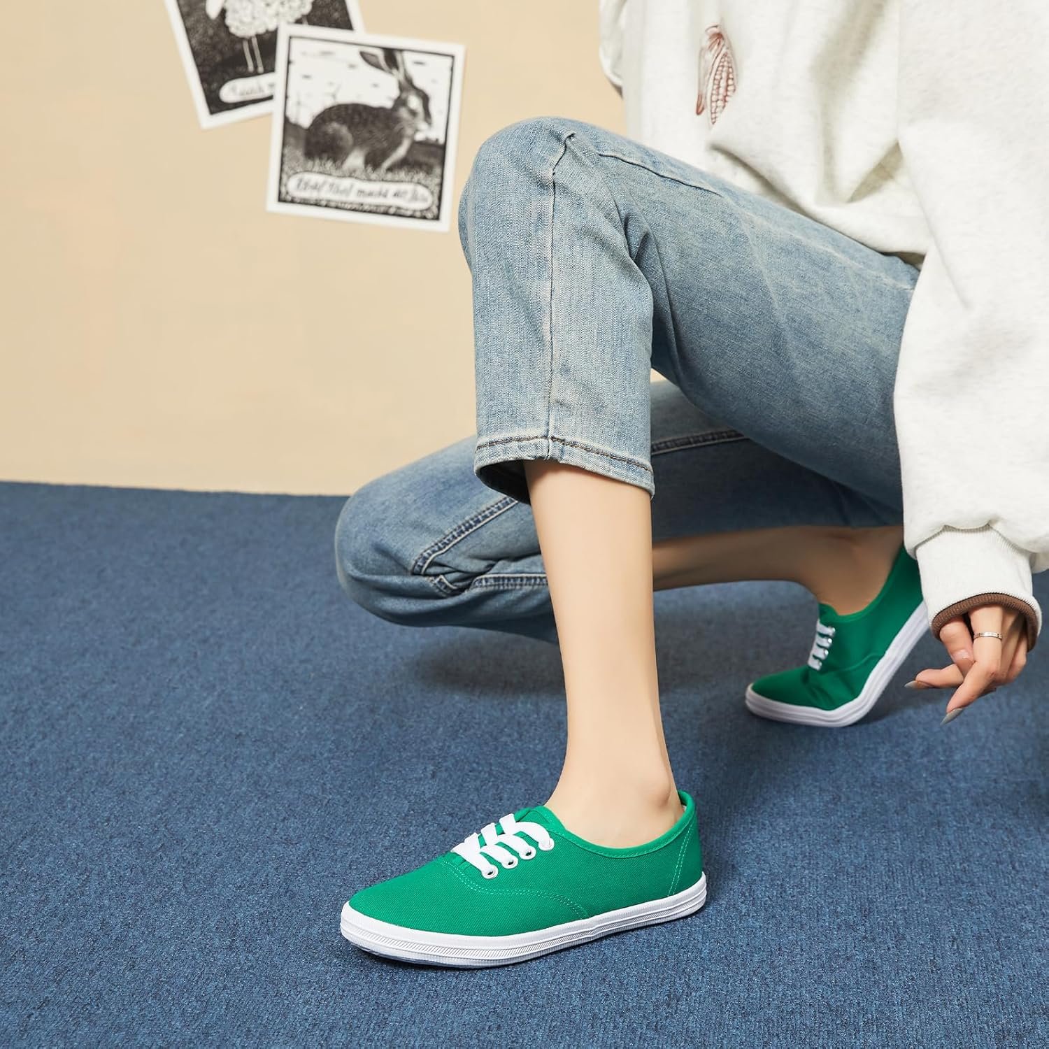 TUOPIN Womens White Canvas Sneakers Review post thumbnail
