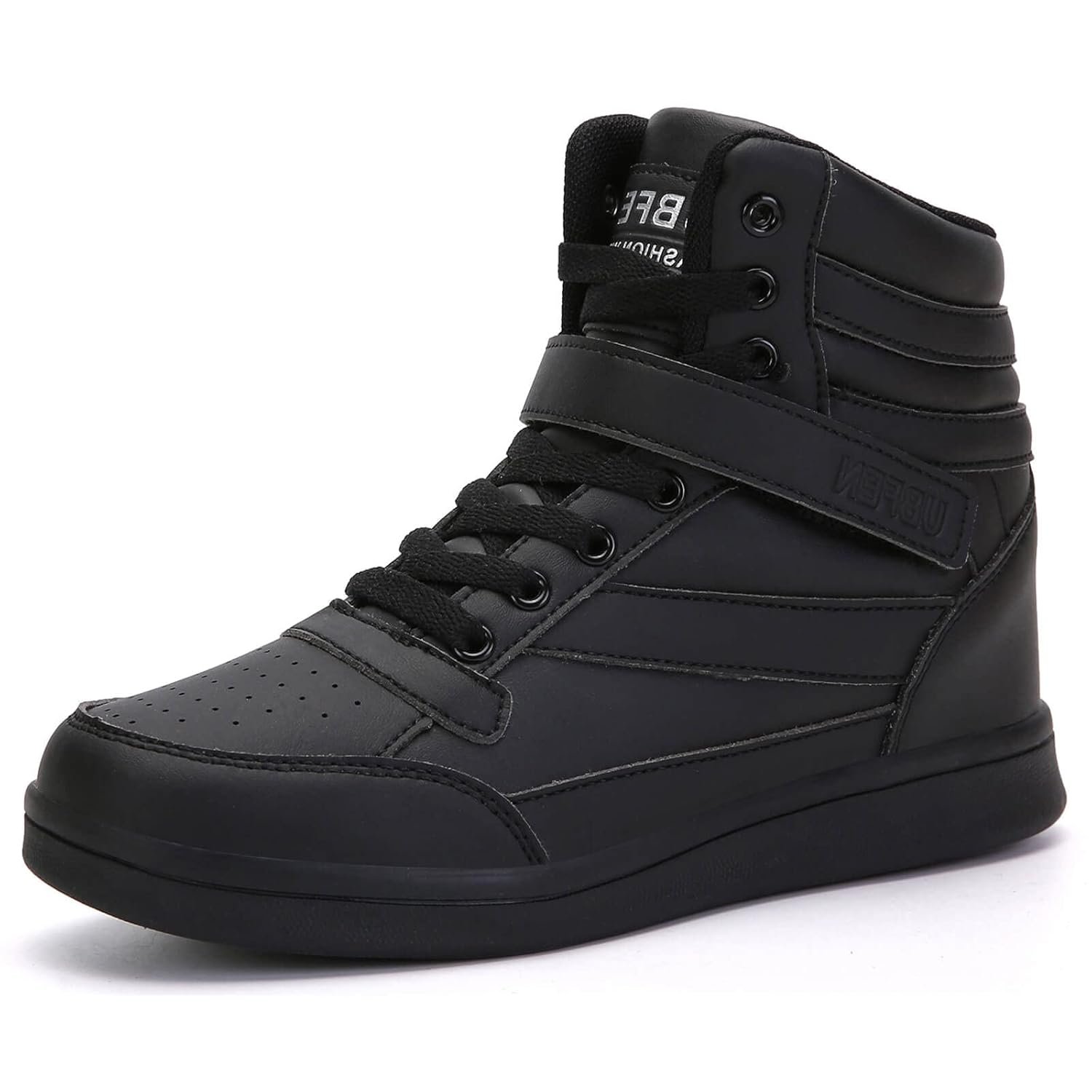 ubfen womens high top ankle support sneakers vibrant colour hidden wedge heel retro 80s tennis shoes for girls cosplay r